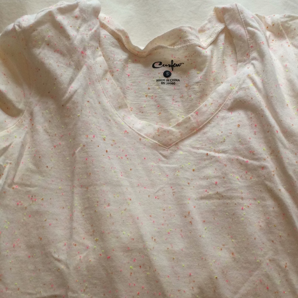 Neon confetti t-shirt